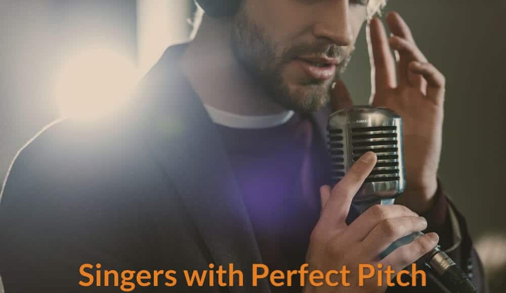Singer is able to identify the pitch.