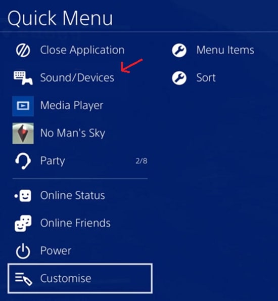 For PS4 users - go to the quick menu